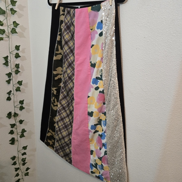 AUBRUINO Upcycled Skirt Medium NWT - Picture 6 of 16